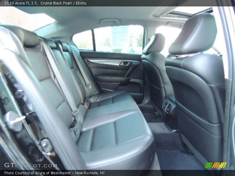 Crystal Black Pearl / Ebony 2010 Acura TL 3.5