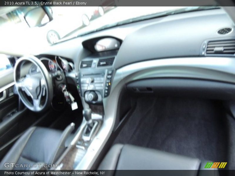 Crystal Black Pearl / Ebony 2010 Acura TL 3.5