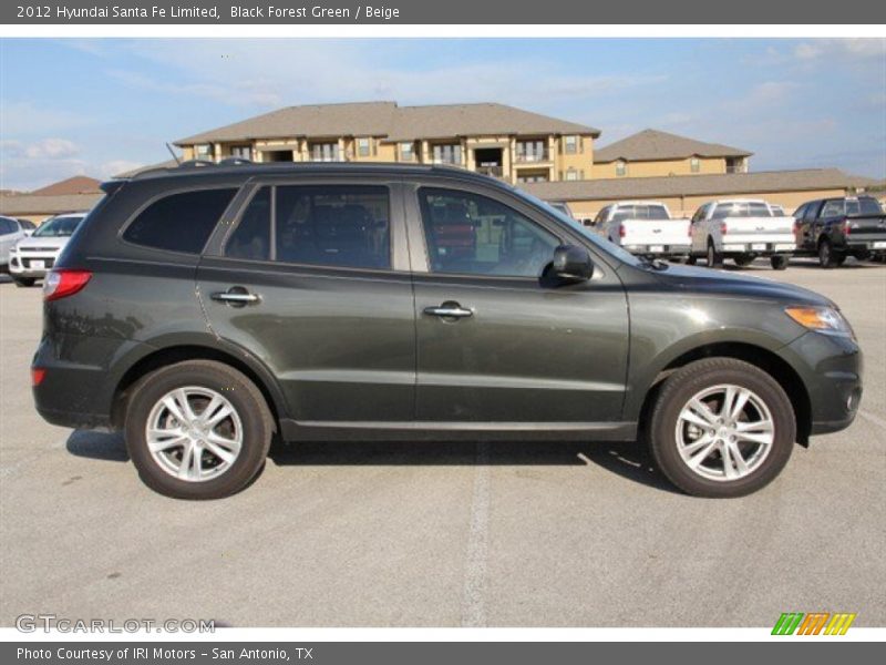 Black Forest Green / Beige 2012 Hyundai Santa Fe Limited