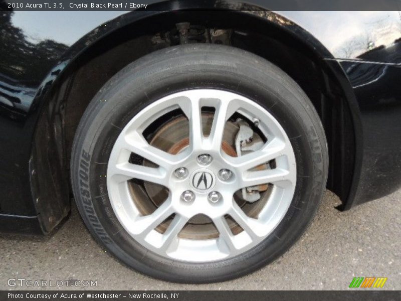 Crystal Black Pearl / Ebony 2010 Acura TL 3.5