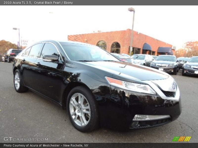 Crystal Black Pearl / Ebony 2010 Acura TL 3.5