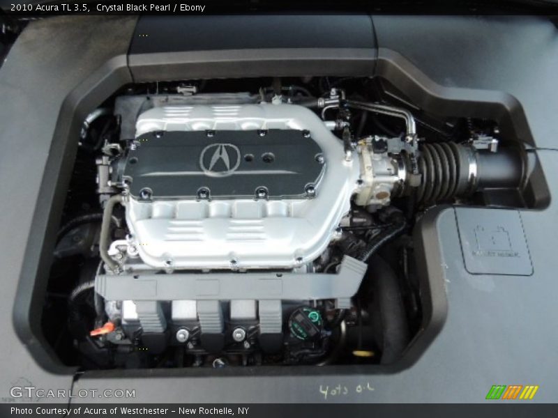 Crystal Black Pearl / Ebony 2010 Acura TL 3.5