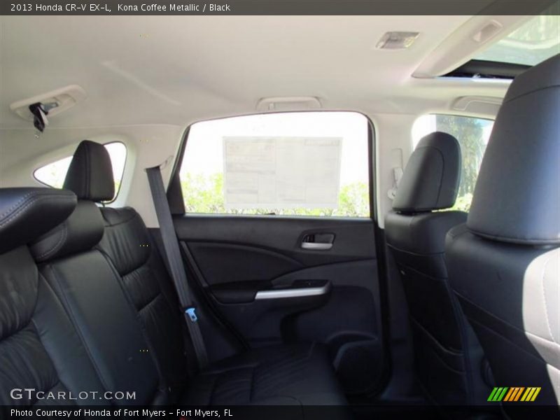 Kona Coffee Metallic / Black 2013 Honda CR-V EX-L