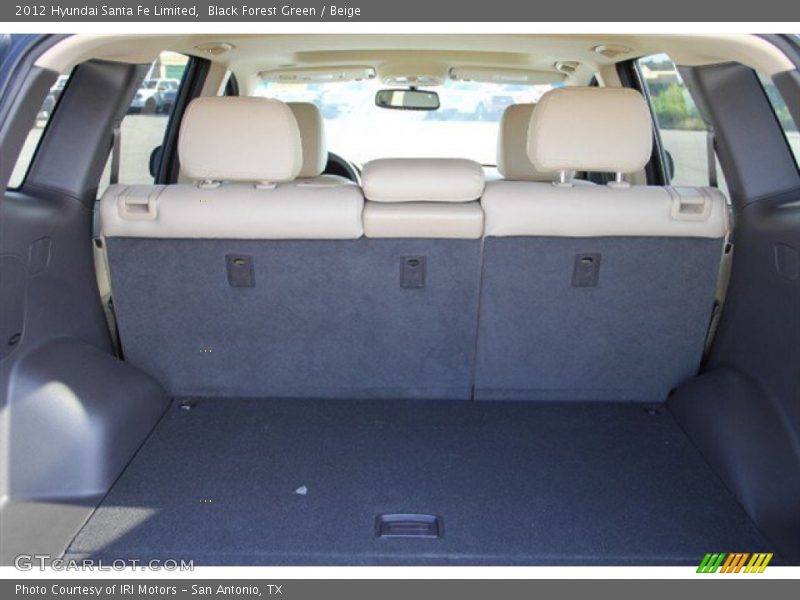 Black Forest Green / Beige 2012 Hyundai Santa Fe Limited