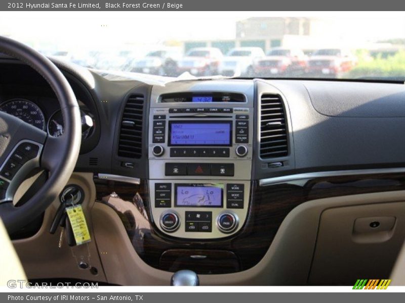 Black Forest Green / Beige 2012 Hyundai Santa Fe Limited