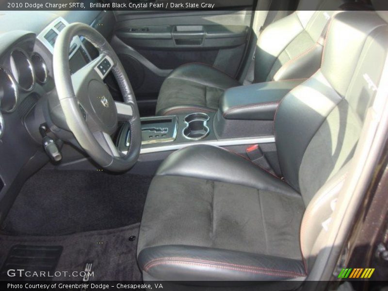 Front Seat of 2010 Charger SRT8