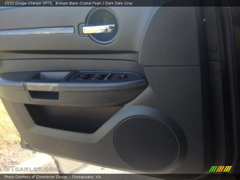 Brilliant Black Crystal Pearl / Dark Slate Gray 2010 Dodge Charger SRT8