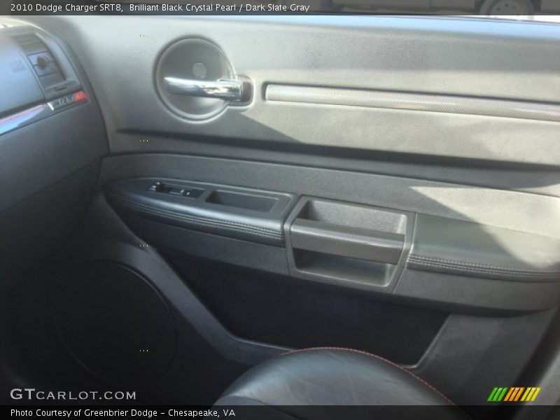 Brilliant Black Crystal Pearl / Dark Slate Gray 2010 Dodge Charger SRT8