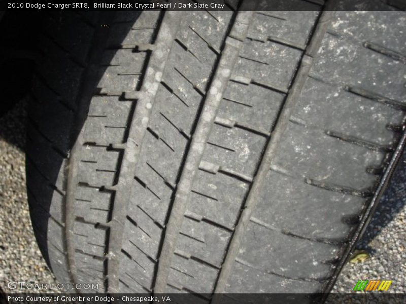 Brilliant Black Crystal Pearl / Dark Slate Gray 2010 Dodge Charger SRT8