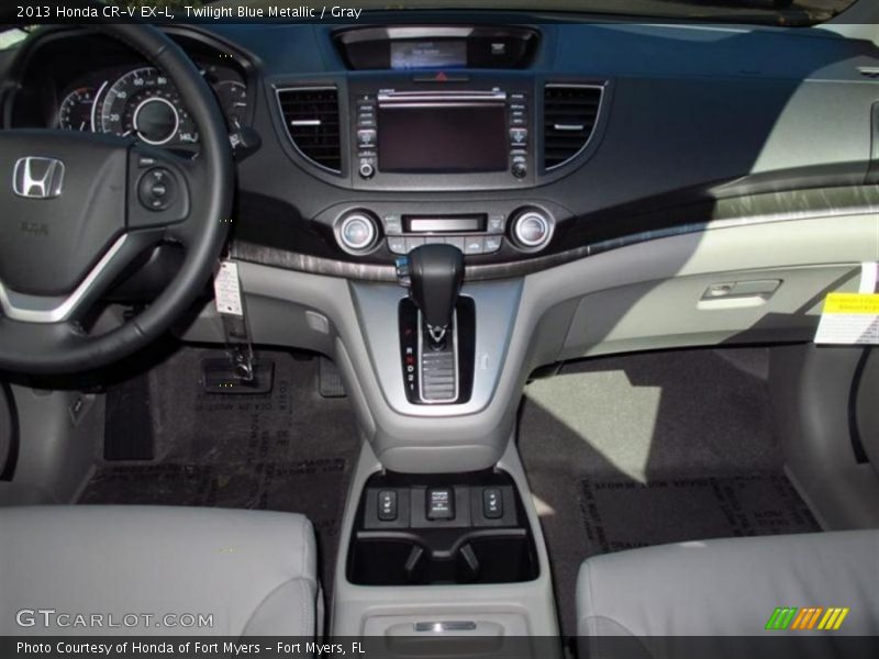 Twilight Blue Metallic / Gray 2013 Honda CR-V EX-L