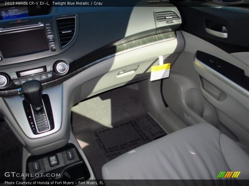 Twilight Blue Metallic / Gray 2013 Honda CR-V EX-L