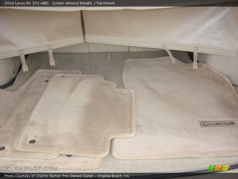 Golden Almond Metallic / Parchment 2009 Lexus RX 350 AWD
