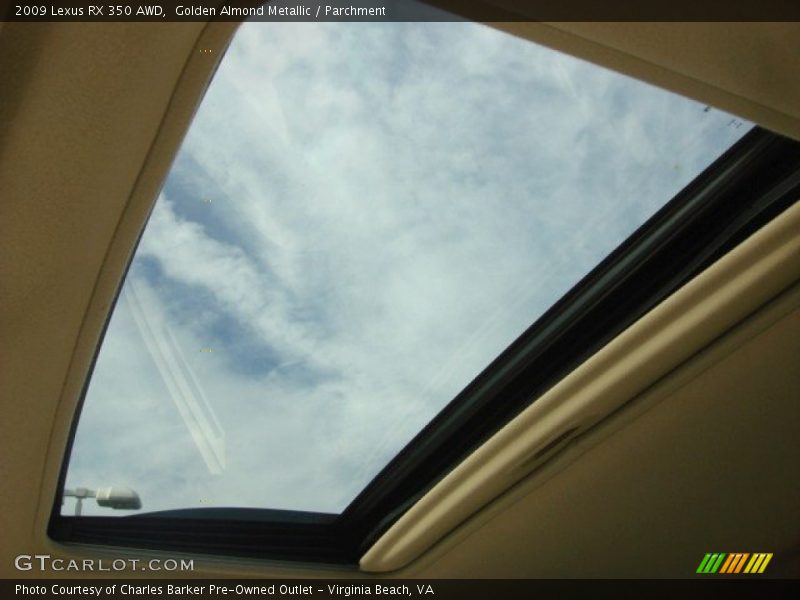 Golden Almond Metallic / Parchment 2009 Lexus RX 350 AWD