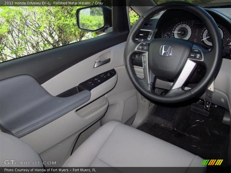 Polished Metal Metallic / Gray 2013 Honda Odyssey EX-L
