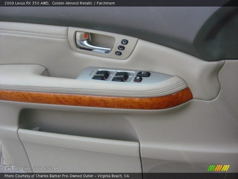 Golden Almond Metallic / Parchment 2009 Lexus RX 350 AWD