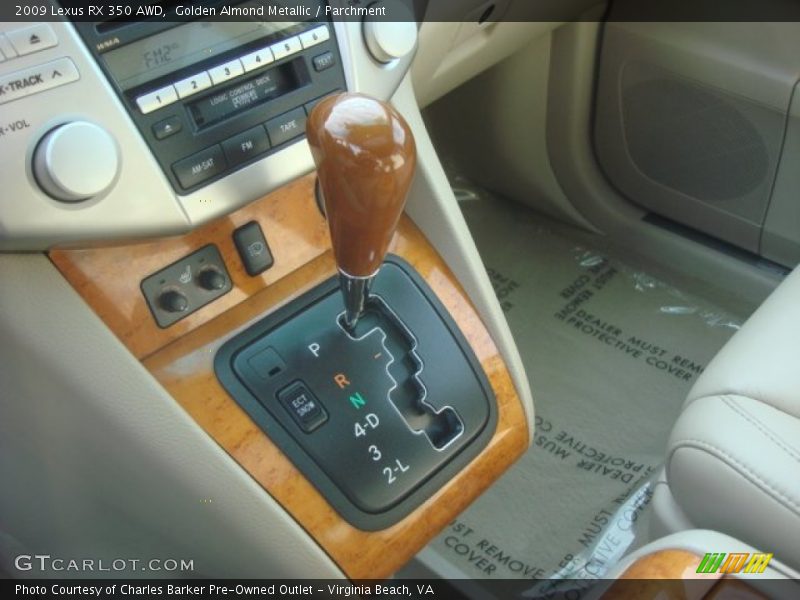 Golden Almond Metallic / Parchment 2009 Lexus RX 350 AWD