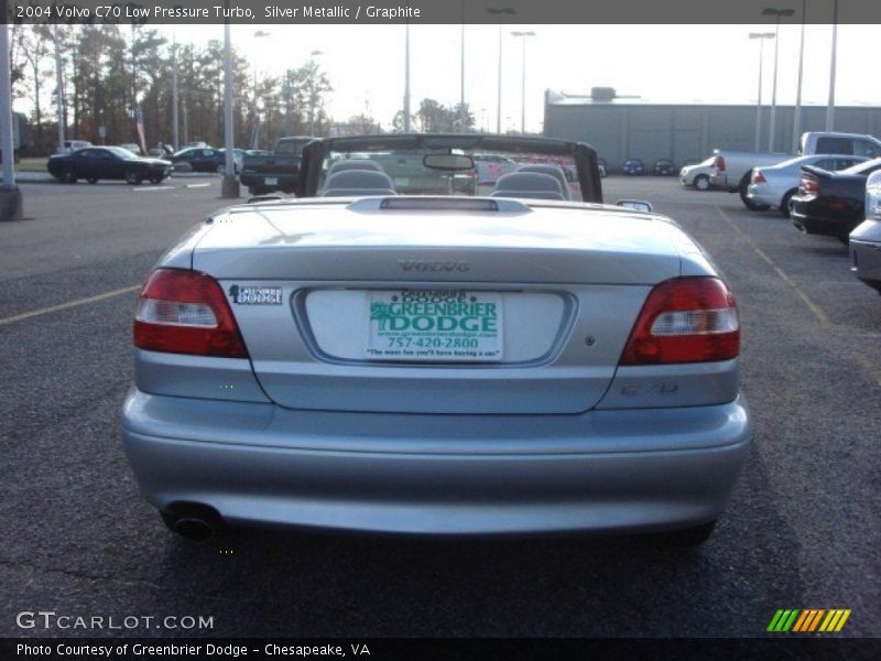 Silver Metallic / Graphite 2004 Volvo C70 Low Pressure Turbo