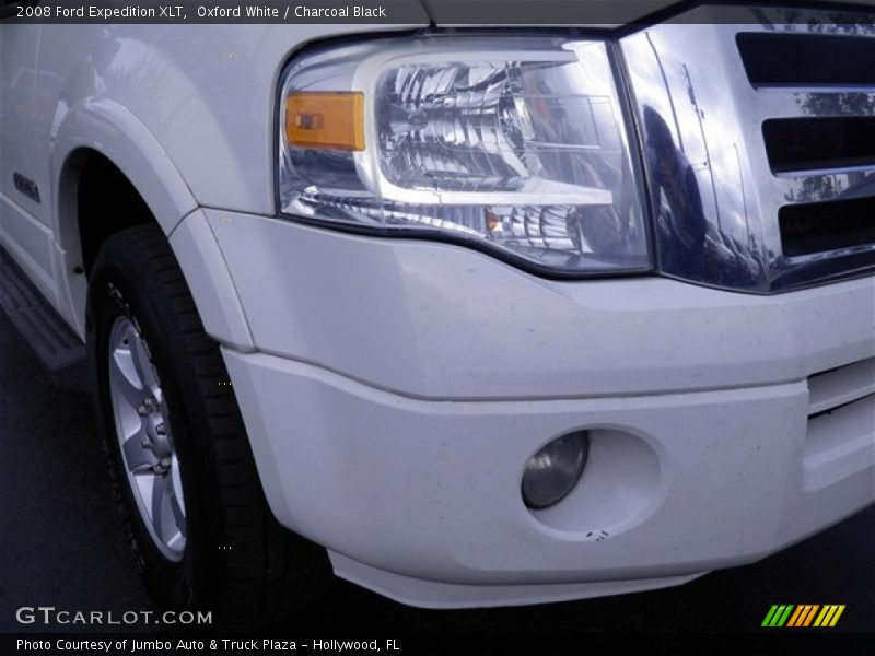 Oxford White / Charcoal Black 2008 Ford Expedition XLT