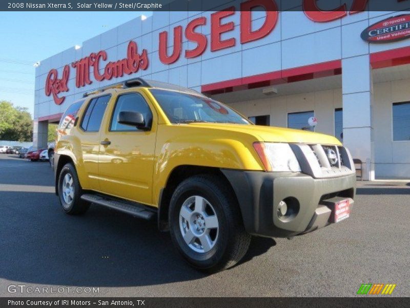 Solar Yellow / Steel/Graphite 2008 Nissan Xterra S
