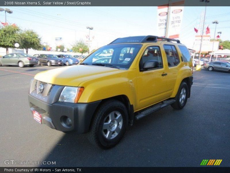 Solar Yellow / Steel/Graphite 2008 Nissan Xterra S