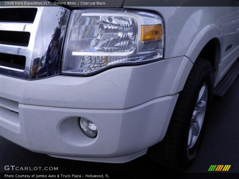 Oxford White / Charcoal Black 2008 Ford Expedition XLT