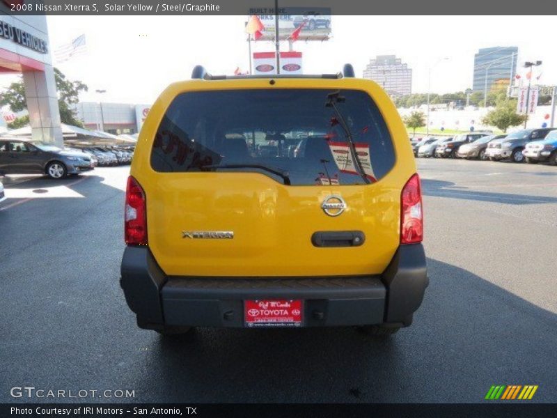 Solar Yellow / Steel/Graphite 2008 Nissan Xterra S