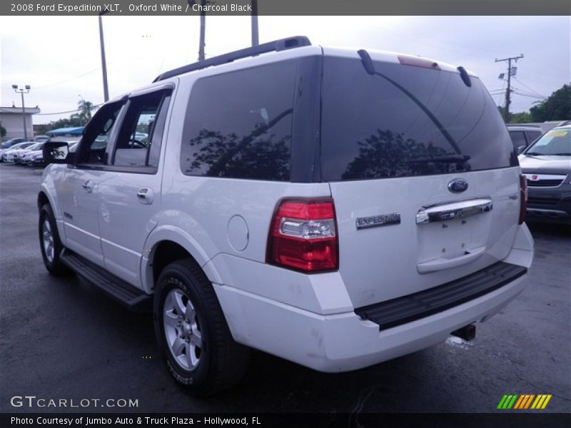 Oxford White / Charcoal Black 2008 Ford Expedition XLT