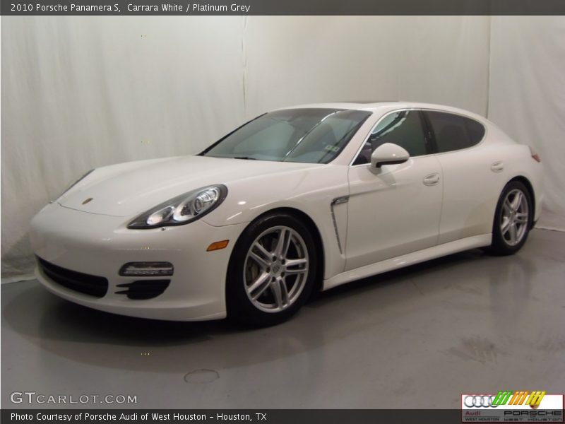 Carrara White / Platinum Grey 2010 Porsche Panamera S