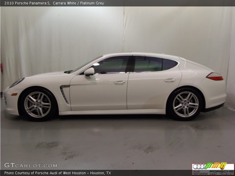 Carrara White / Platinum Grey 2010 Porsche Panamera S