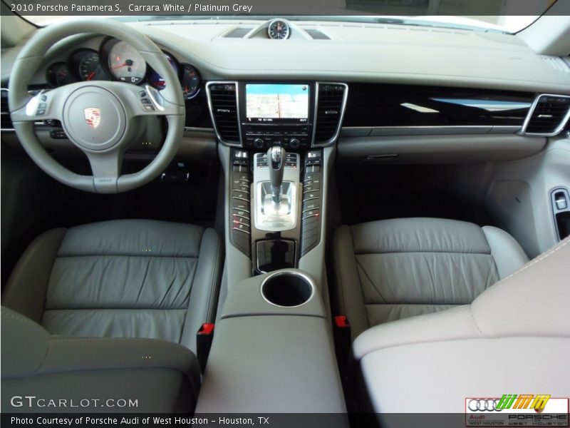 Carrara White / Platinum Grey 2010 Porsche Panamera S