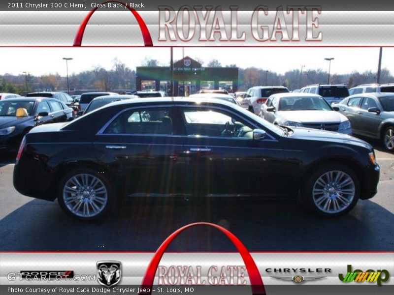 Gloss Black / Black 2011 Chrysler 300 C Hemi