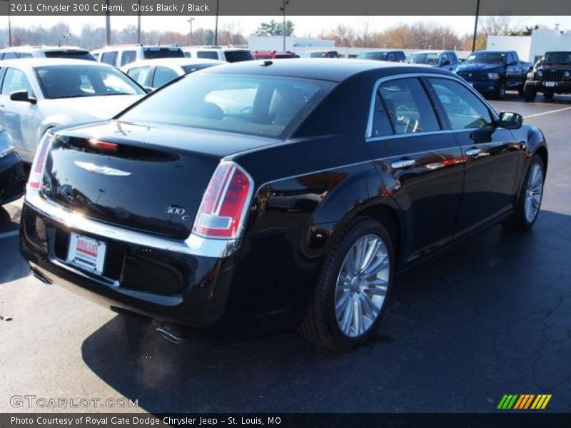 Gloss Black / Black 2011 Chrysler 300 C Hemi