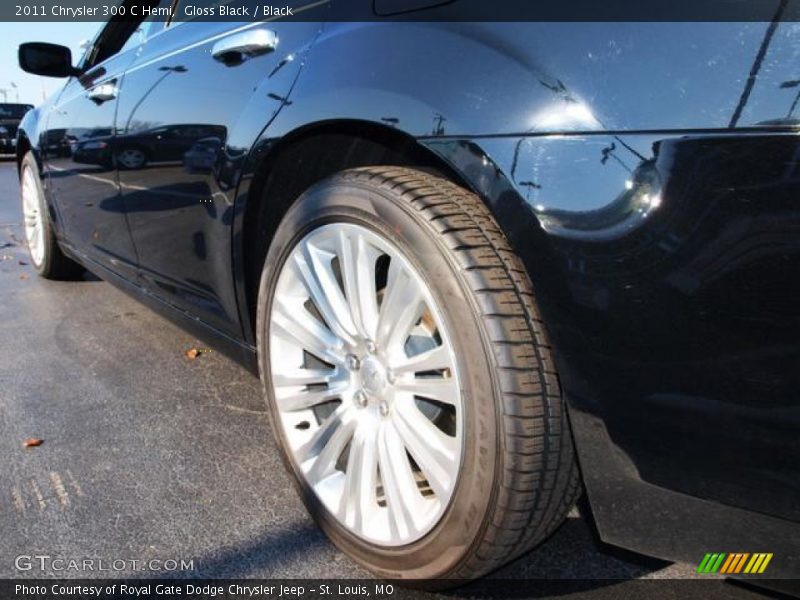 Gloss Black / Black 2011 Chrysler 300 C Hemi