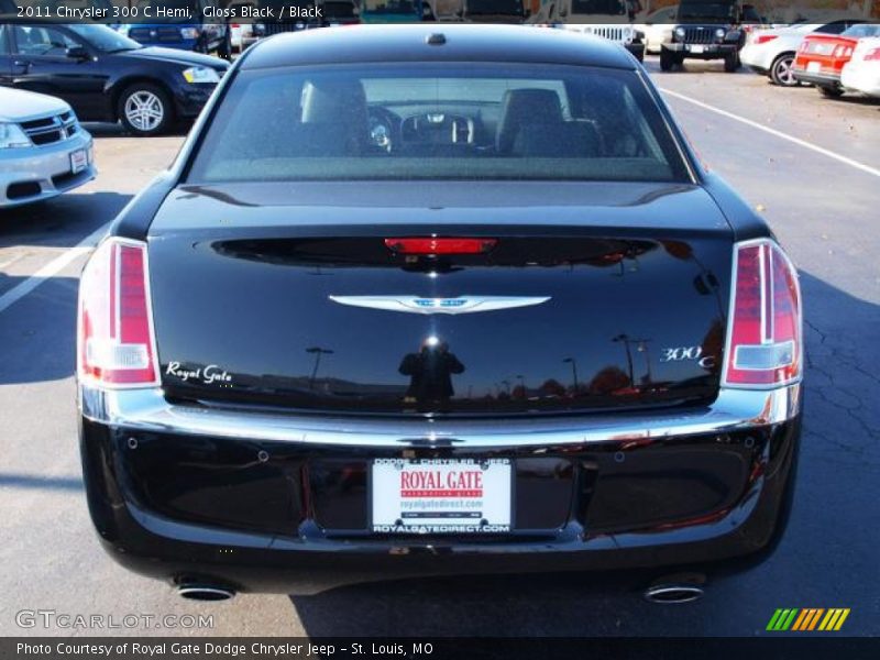 Gloss Black / Black 2011 Chrysler 300 C Hemi