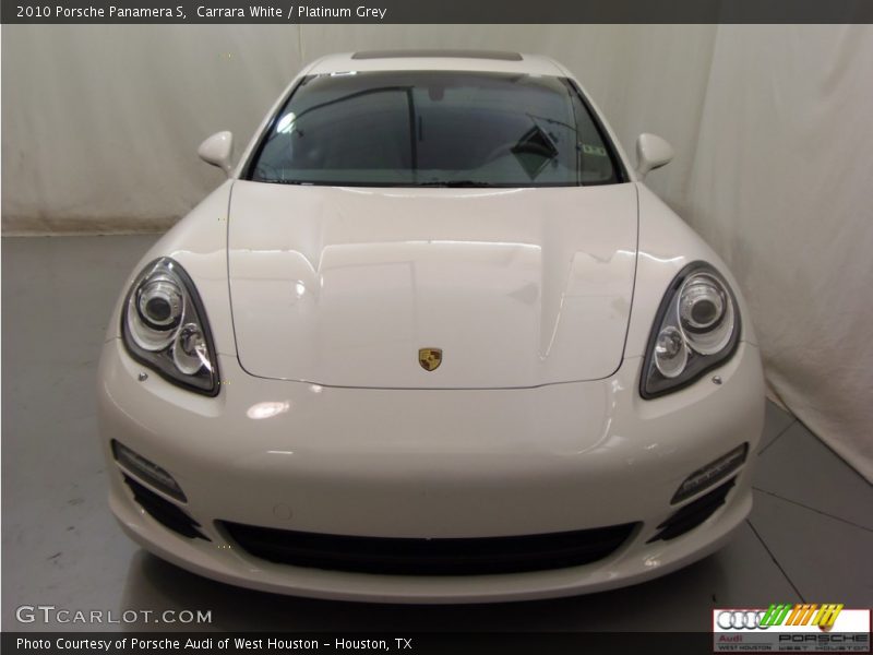 Carrara White / Platinum Grey 2010 Porsche Panamera S