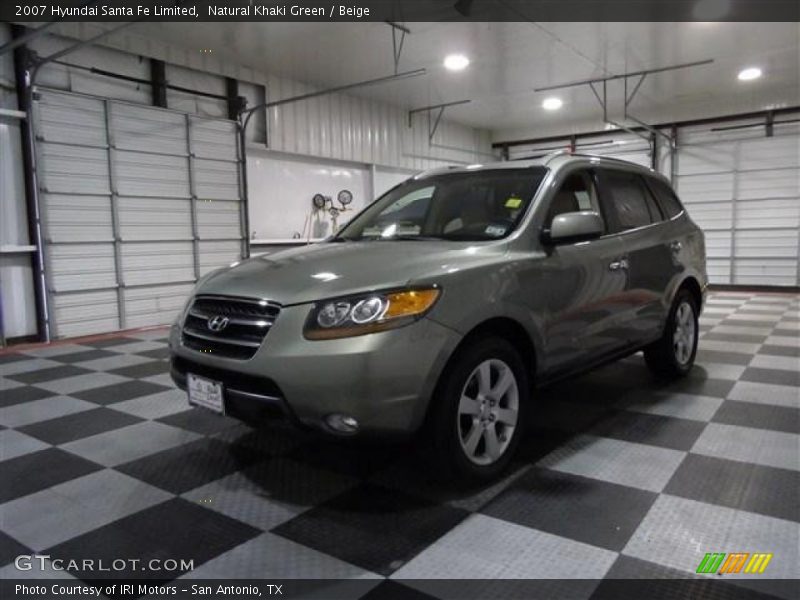 Natural Khaki Green / Beige 2007 Hyundai Santa Fe Limited