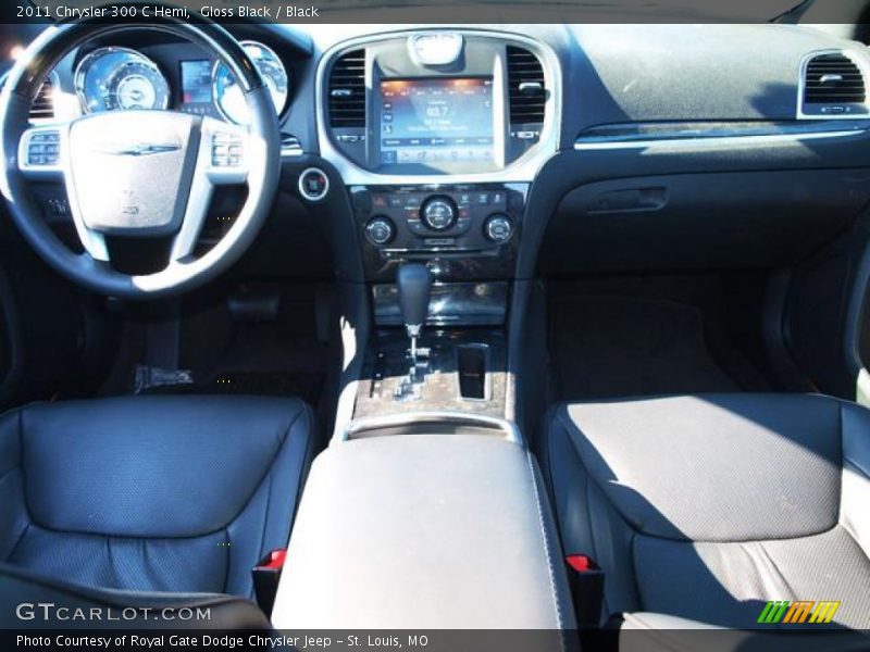 Gloss Black / Black 2011 Chrysler 300 C Hemi