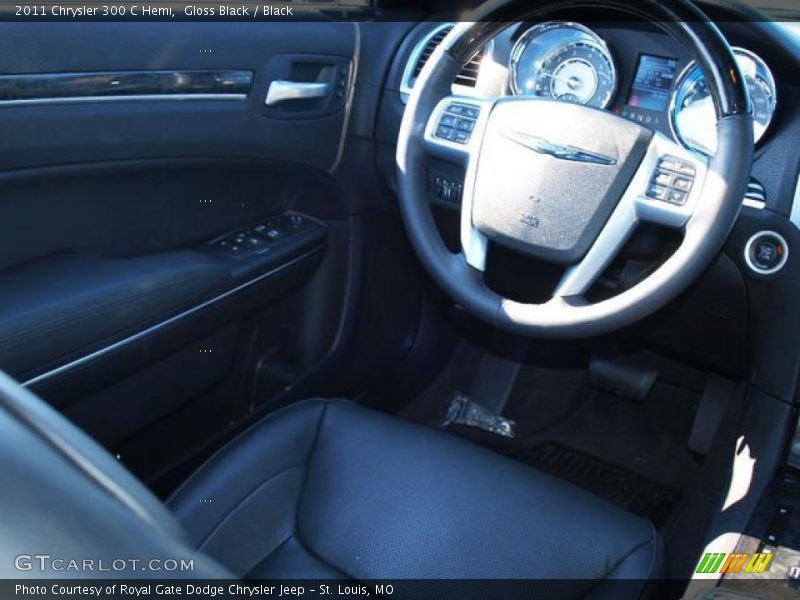 Gloss Black / Black 2011 Chrysler 300 C Hemi