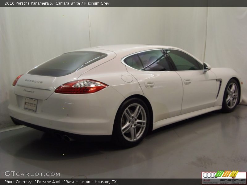 Carrara White / Platinum Grey 2010 Porsche Panamera S