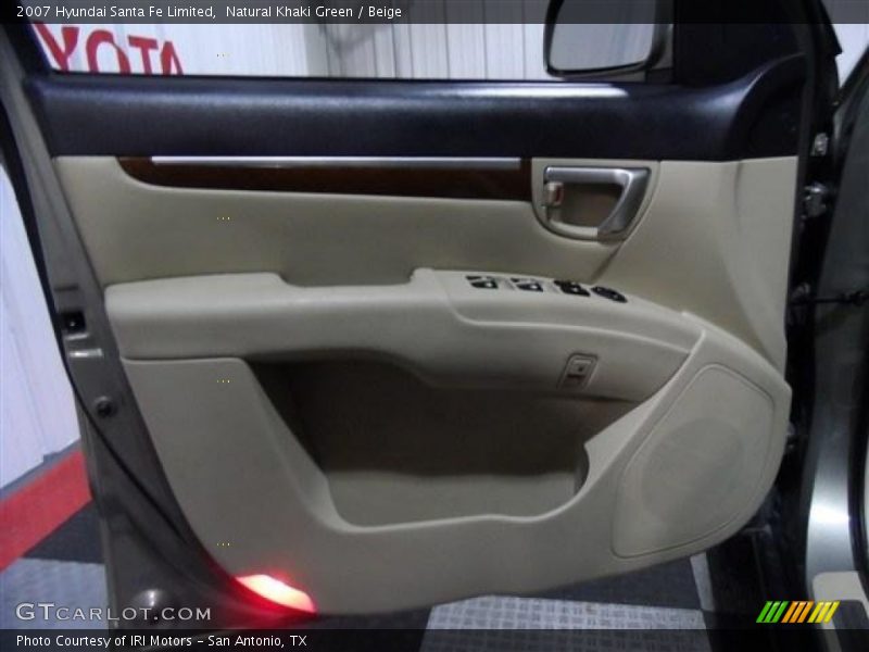 Natural Khaki Green / Beige 2007 Hyundai Santa Fe Limited