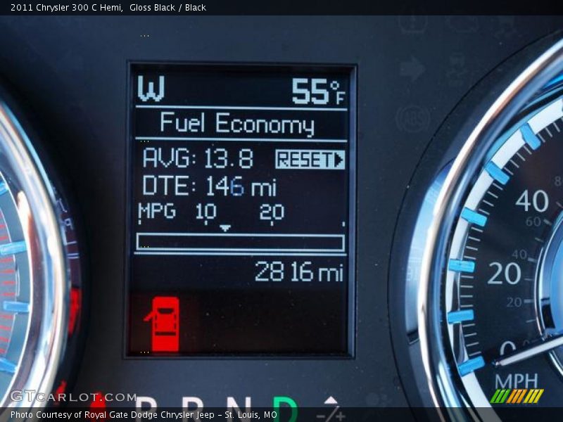 Gloss Black / Black 2011 Chrysler 300 C Hemi