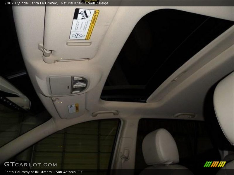 Natural Khaki Green / Beige 2007 Hyundai Santa Fe Limited