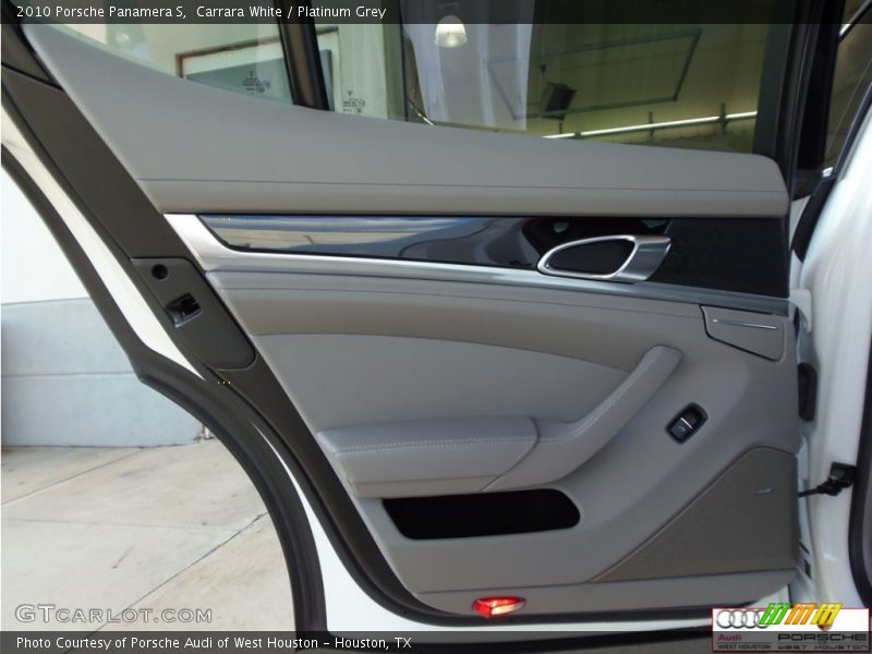 Carrara White / Platinum Grey 2010 Porsche Panamera S