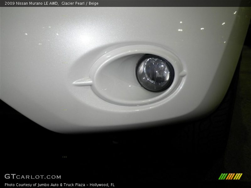 Glacier Pearl / Beige 2009 Nissan Murano LE AWD