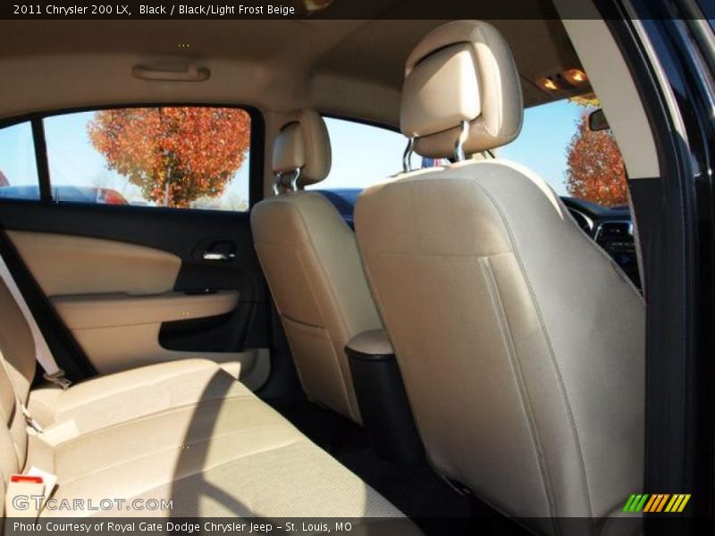 Black / Black/Light Frost Beige 2011 Chrysler 200 LX