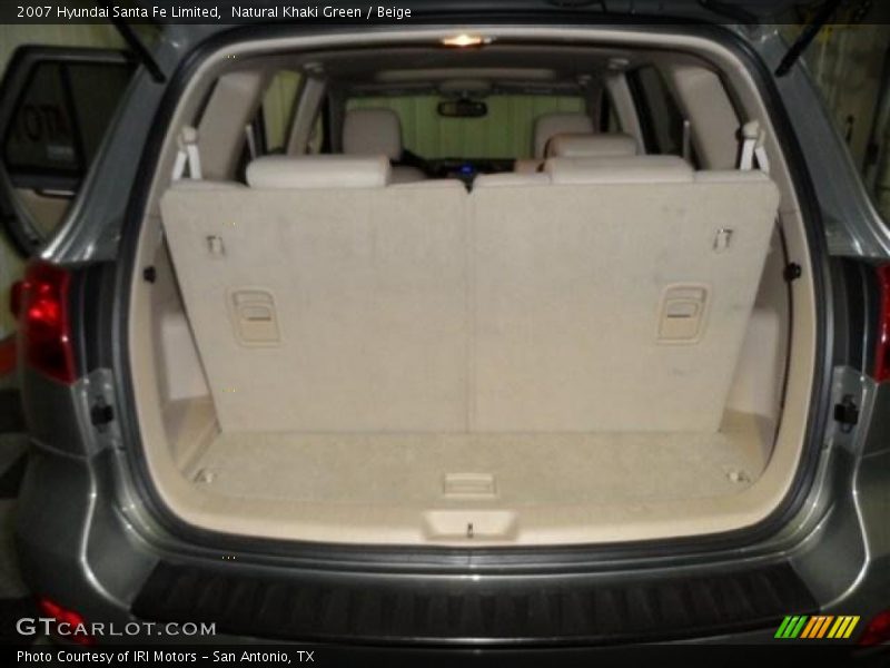 Natural Khaki Green / Beige 2007 Hyundai Santa Fe Limited