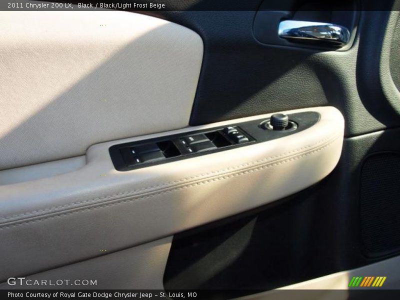 Black / Black/Light Frost Beige 2011 Chrysler 200 LX