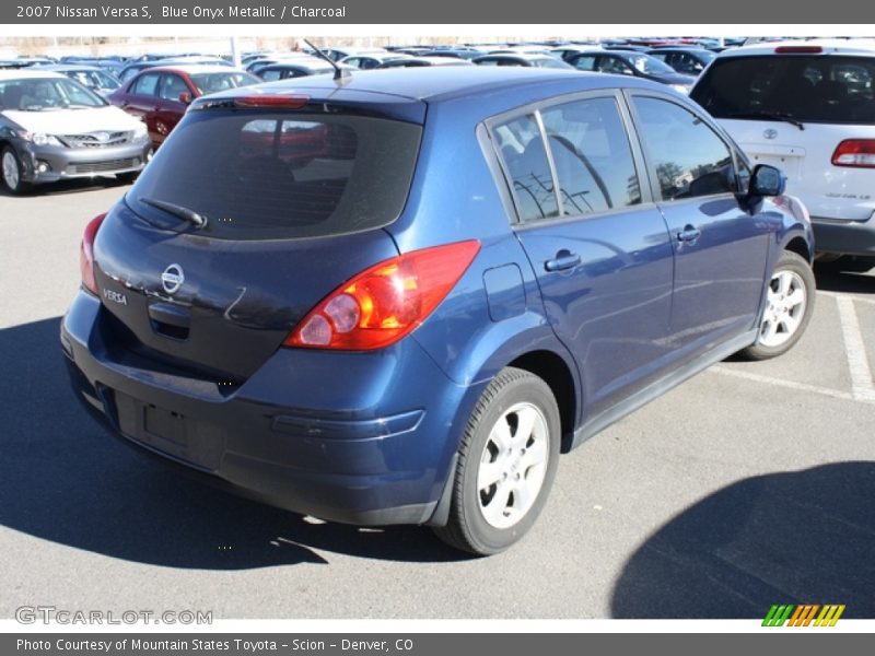 Blue Onyx Metallic / Charcoal 2007 Nissan Versa S