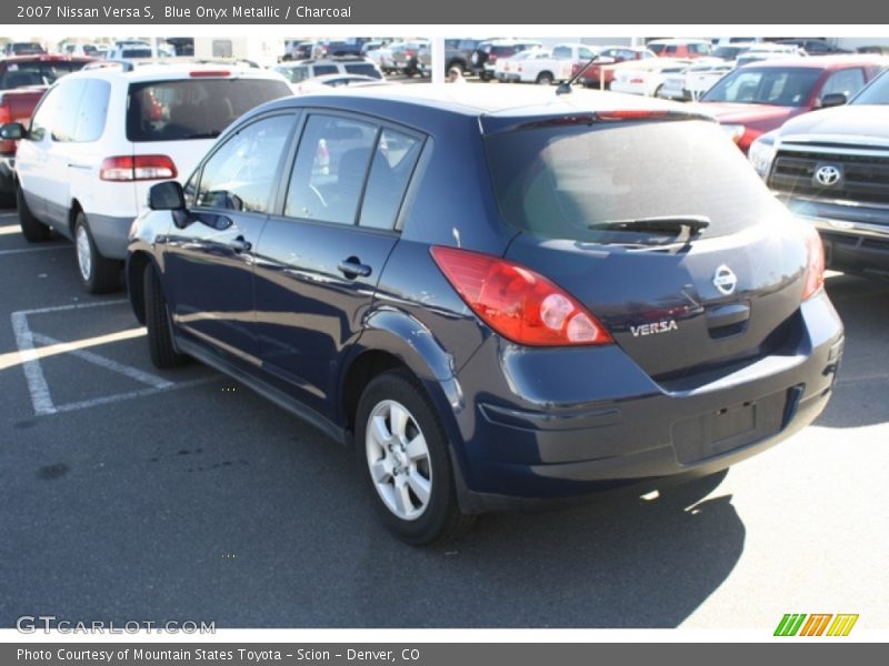 Blue Onyx Metallic / Charcoal 2007 Nissan Versa S