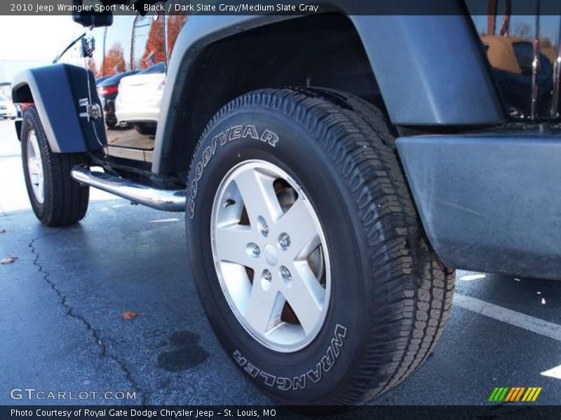 Black / Dark Slate Gray/Medium Slate Gray 2010 Jeep Wrangler Sport 4x4